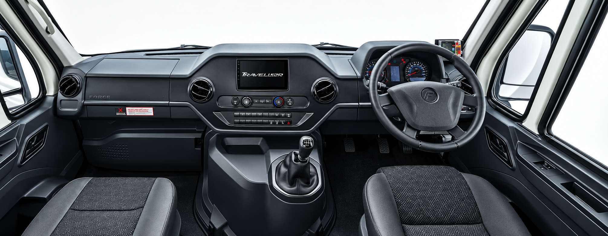 Luxury sedan rear passenger space