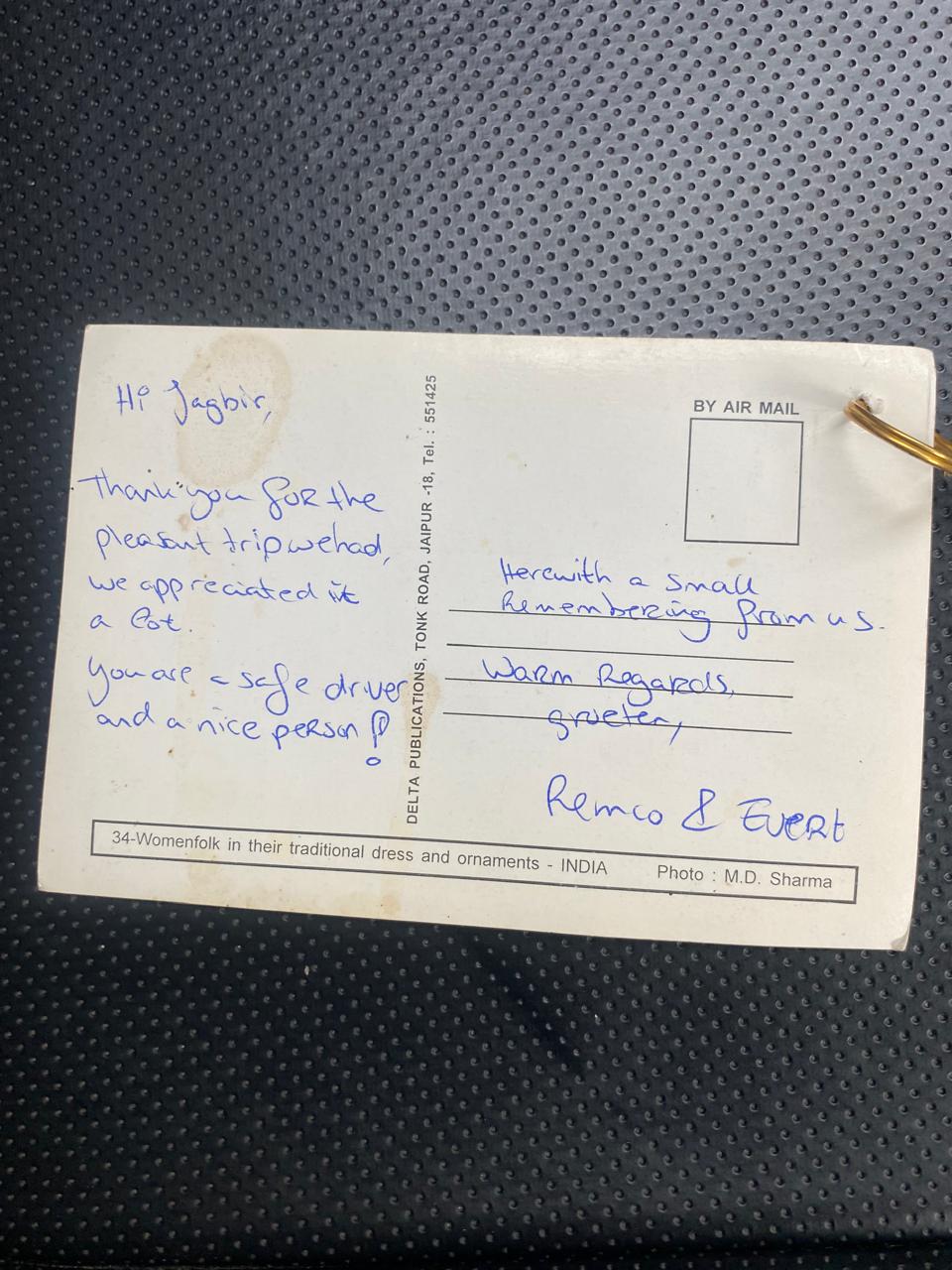 Client Testimonial Postcard